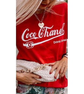 Camisa de mujer oversize Drink Coco Chanel